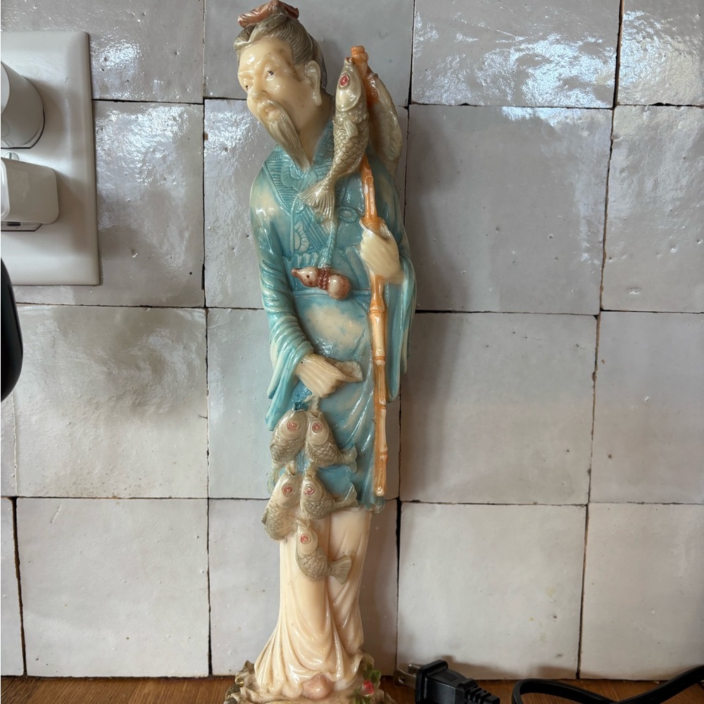 Japanese Fisherman statue